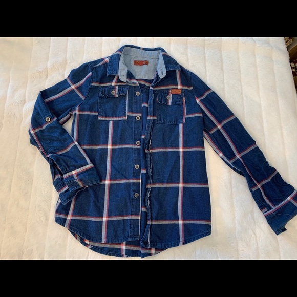 Kids 7 For All Mankind Button Down Shirt - Picture 1 of 1